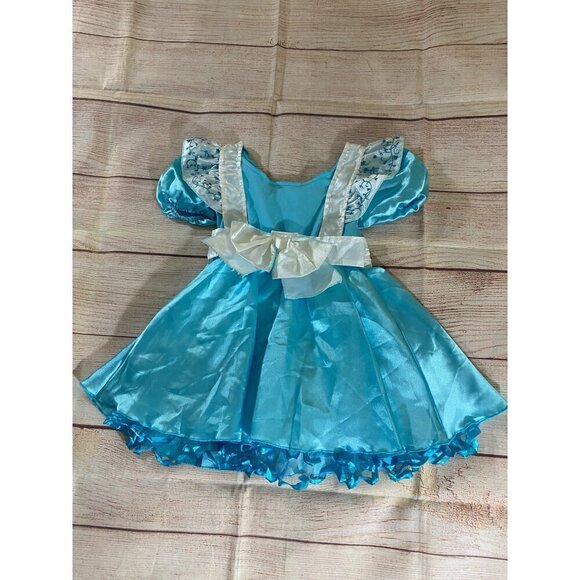 Disney Store Official Toddlers Alice In Wonderland Girls Cosplay Costume Dress - - Picture 8 of 11